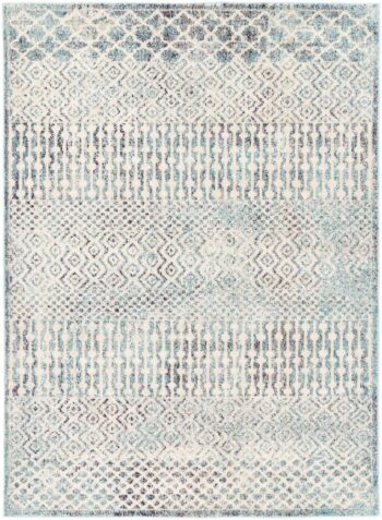 Ziva Multi Blue Geometric Rug