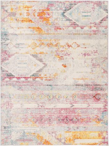 Ziva Multi Sunset Geometric Rug