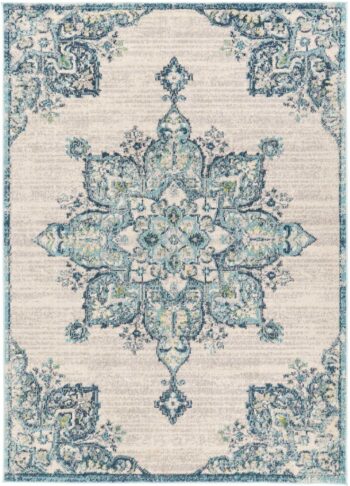 Ziva Multi Blue Floral Rug
