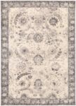 Ziva Beige Black Traditional Rug