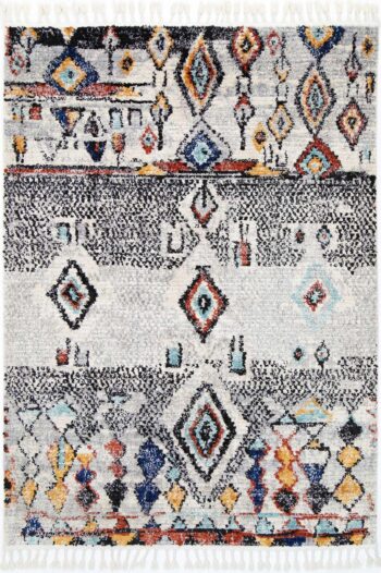 Pandora Boho Moroccan Meknes Silver Rug