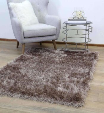 Alexa Super Soft Shag Beige Rug