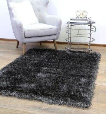 Alexa Super Soft Shag Grey Rug