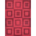 Alpha Modern Collection 4929A Red Rug