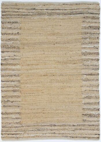 Arlo Beige Border Jute Rug