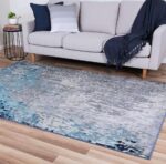 Ascot Blue Modern Rug