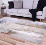 Ascot Grey and Beige Abstract Rug
