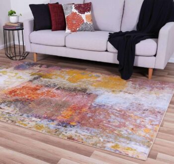 Ascot Multi Colour Abstract Rug