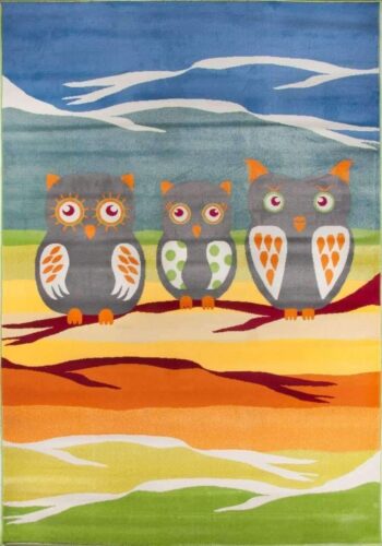 Bambino Kids 814 Hoot Green Rug