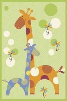 Bambino Kids 832 Dinosaurs Green Rug