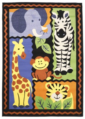 Bambino Kids 840 Jungle Friends Multi Rug