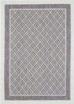 Capella Cream Geometric Ikat Bordered Rug