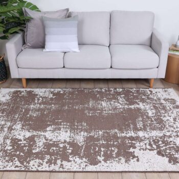 Century Abstract Fully Reversible Rug Beige