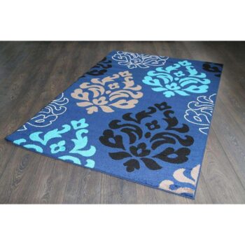 Curve Collection 8835 Blue Rug