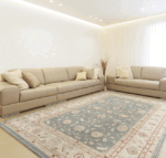 Dayton Chobi Inspired Dark Blue Rug