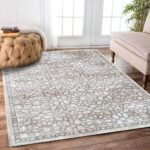 Divinity Demask Grey Beige Modern Rug