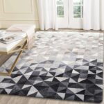 Divinity Triangle Beige Grey Modern Rug