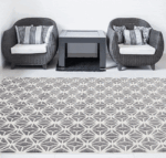 Divinity Web Dark Grey Modern Rug