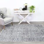 Eden Light Grey Ziegler Traditional Ikat Rug