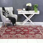 Eden Red Ziegler Traditional Ikat Rug