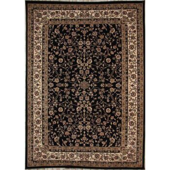 Elgrand Traditional Collection K540 Black Rug