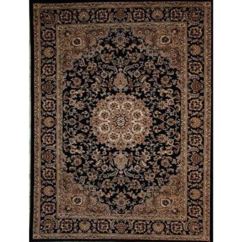 Elgrand Traditional Collection K541 Black Rug