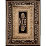 Elgrand Traditional Collection K543 Black Rug
