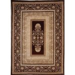 Elgrand Traditional Collection K543 Dark Brown Rug