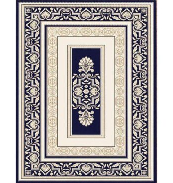 Elgrand Traditional Collection K543 Navy Rug