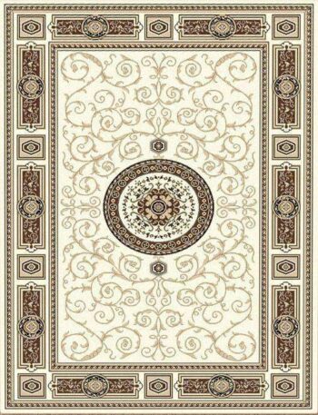 Elgrand Traditional Collection K544 White Rug