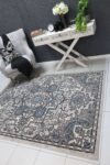 Emory Blue and Grey Distressed Vintage Rug