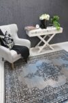 Emory Blue and Grey Modern Classic Rug