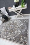 Emory Grey and Beige Distressed Vintage Rug