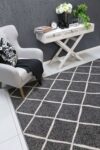 Emory Grey Cross Diamond Rug