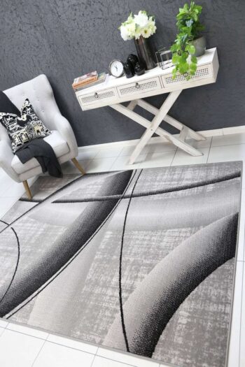 Emory Grey Modern Artistic Rug