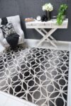 Emory Grey Modern Geometric Rug