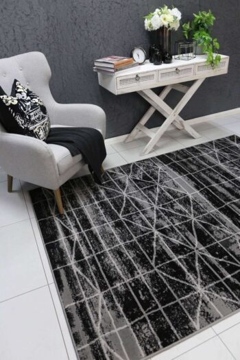 Emory Grey Modern Moroccan Rug