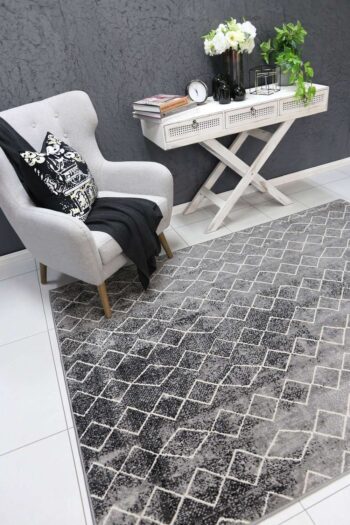 Emory Grey Modern Skandi Rug
