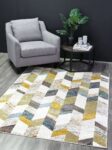 Everly Multi Colour Modern Zane Abstract Rug