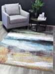 Everly Multi Coloured Abstract Rug