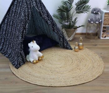 Faro Natural Jute Round Rug