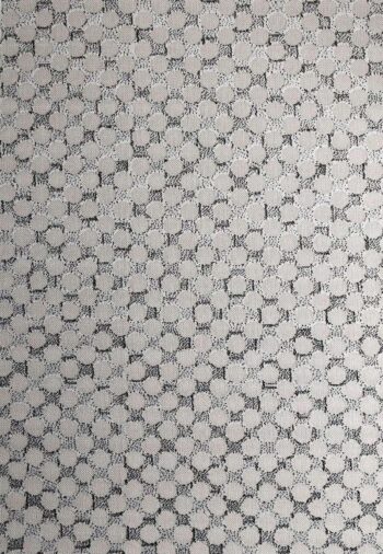 Fiesta Modern Collection F026a Light Grey/Black Rug
