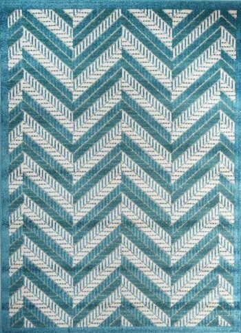 Fiesta Modern Collection G088a Blue/Turquoise Rug