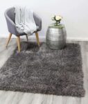 Flokati Super Soft Ultra Thick Charcoal Rug