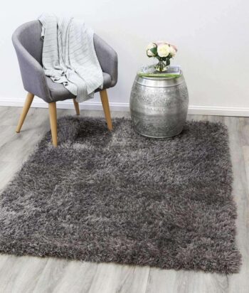 Flokati Super Soft Ultra Thick Charcoal Rug
