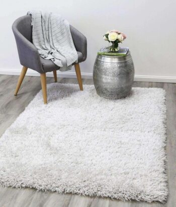 Flokati Super Soft Ultra Thick Silver Rug