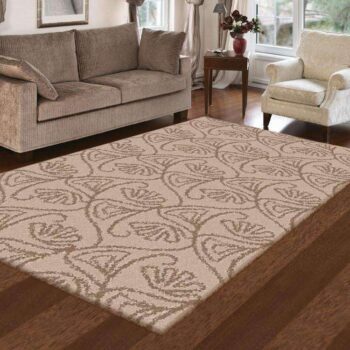 Hermitance Patterned Shag 921 Beige Rug