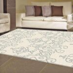 Hermitance Patterned Shag 922 Cream Rug
