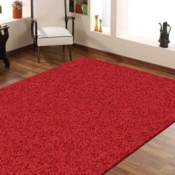 Hermitance Plain Shag 8206 Red Rug