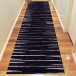Icon Modern 369 Black Runner Rug
